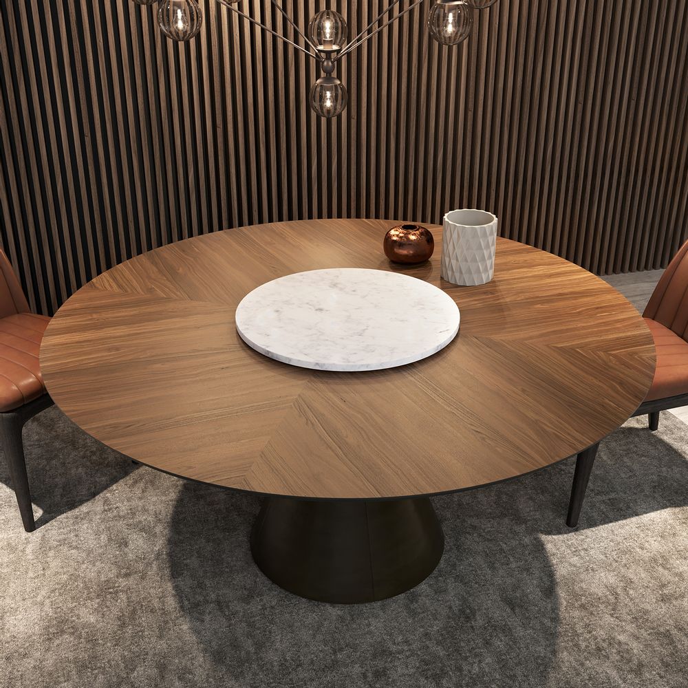 Tables Salle à Manger - Table à manger ronde RING - GUAL DESIGN