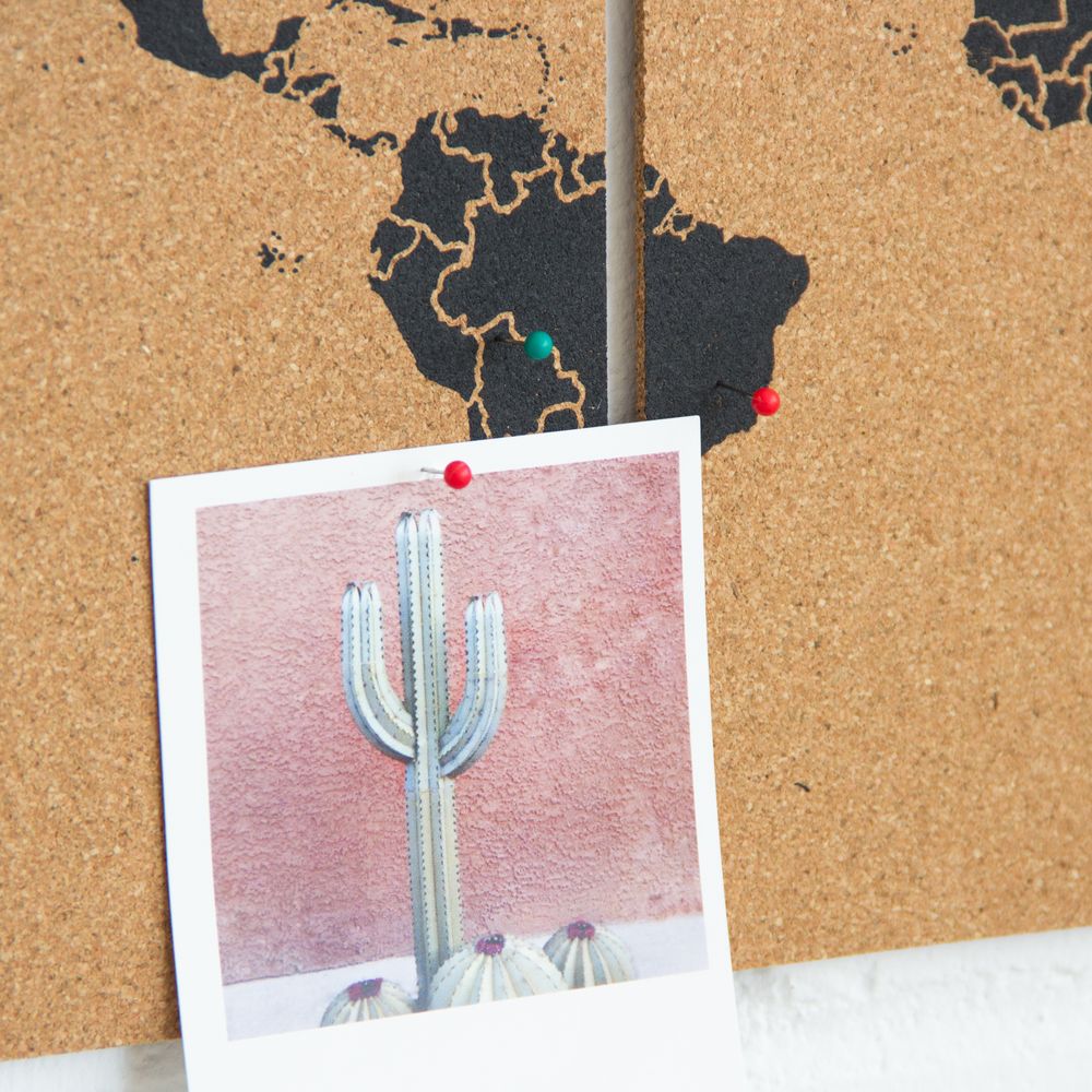 Autres décorations murales - Puzzle Map - Carte du monde de Cork en morceaux - MISS WOOD
