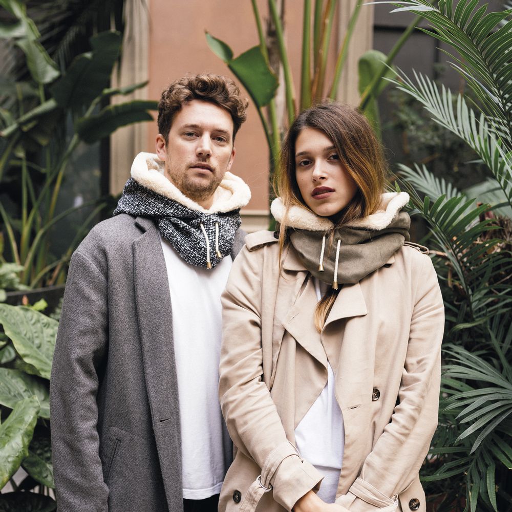 Bags and totes - The Hoody - scarf and hood to keep you warm  - MISS WOOD