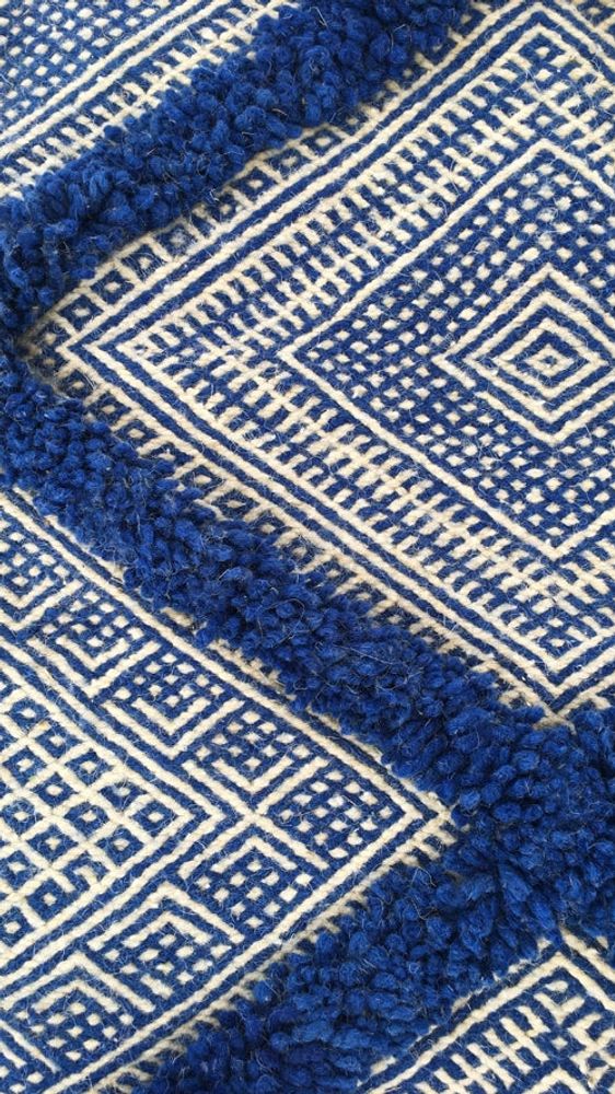 Autres tapis - Tapis Marocain Kilim - Motif Diamant Flatweave #2 - TASHKA RUGS