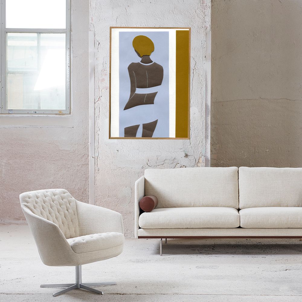 Affiches - Impression artistique Standing Girl - METTEHANDBERG ART PRINTS