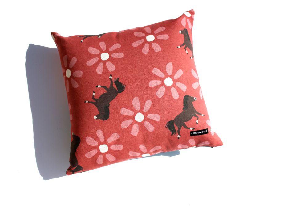 Fabric cushions - WILD HORSES cushions - MY FRIEND PACO