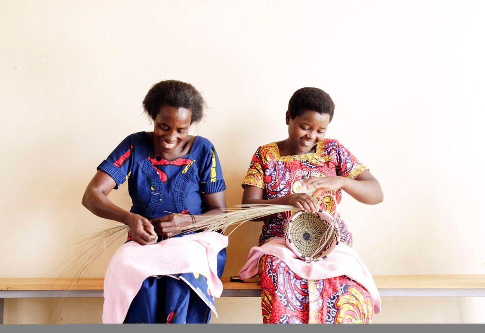 Objets de décoration - Indego Africa, Paniers Tissés - UNHCR/MADE51