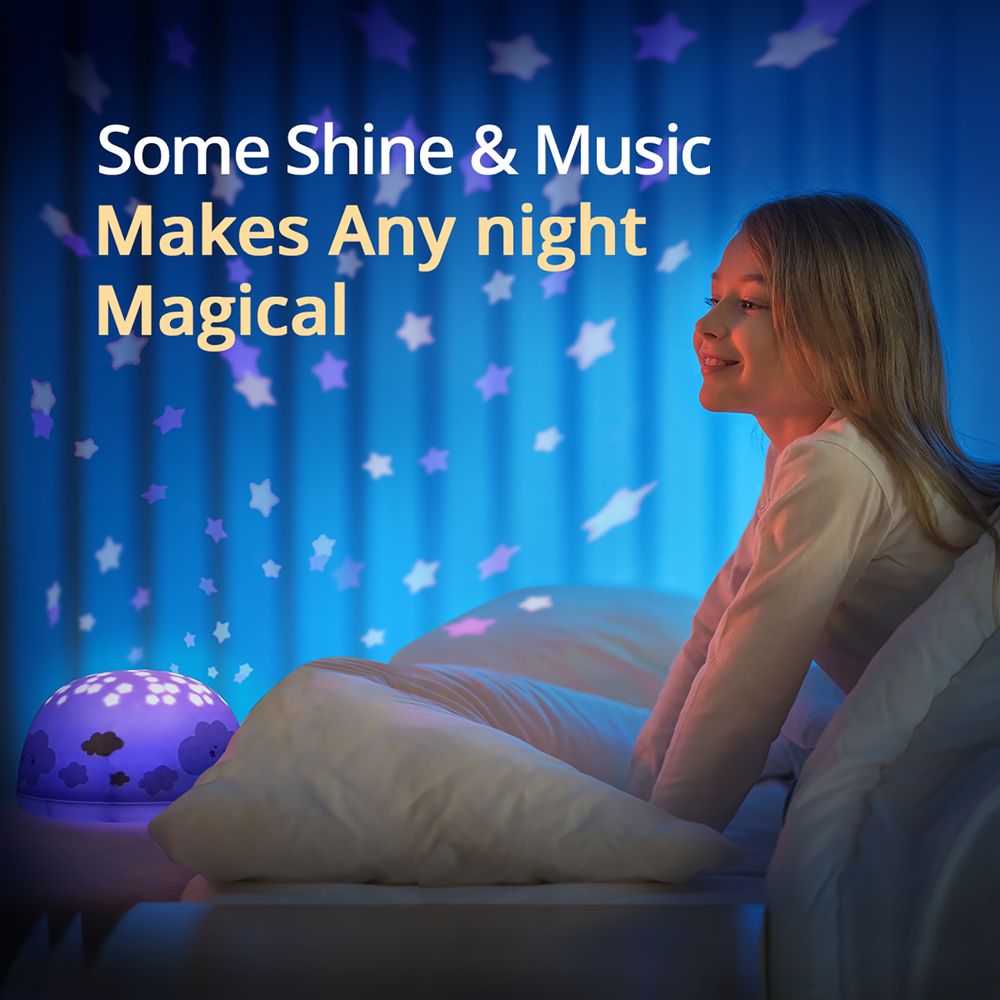Cadeaux - Projecteur d'étoiles musicales - Blue Cloud - SOMESHINE