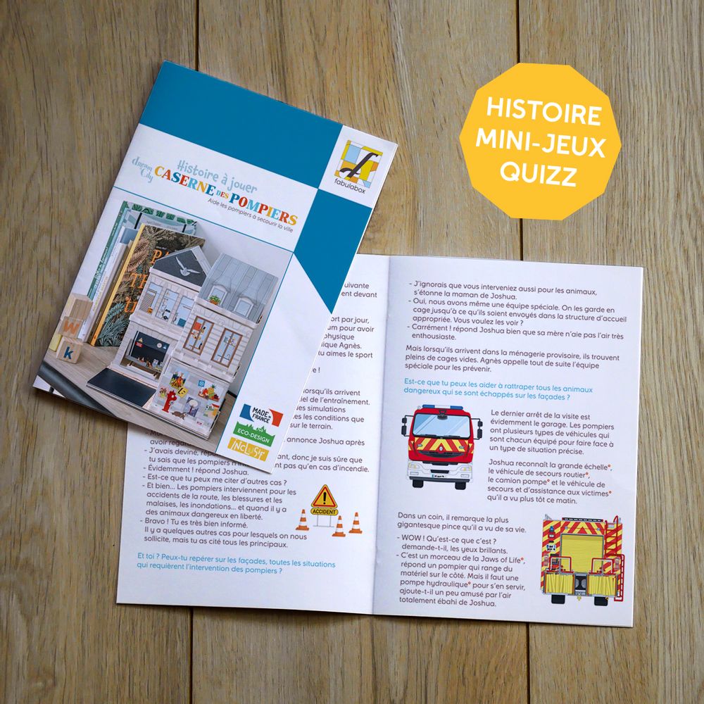 Toys - Children's Fire Station Toy - FABULABOX