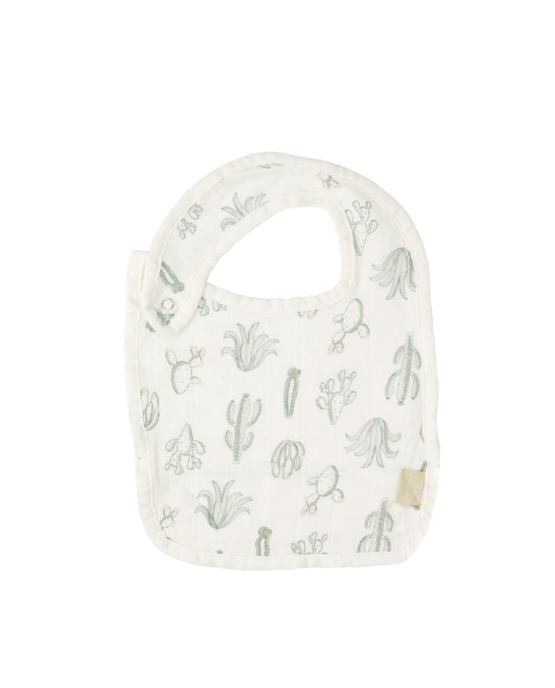 Linge d'office - LOT DE DEUX BAVOIRS EN MOUSSELINE MOTIF LAMA - PETIT ALO