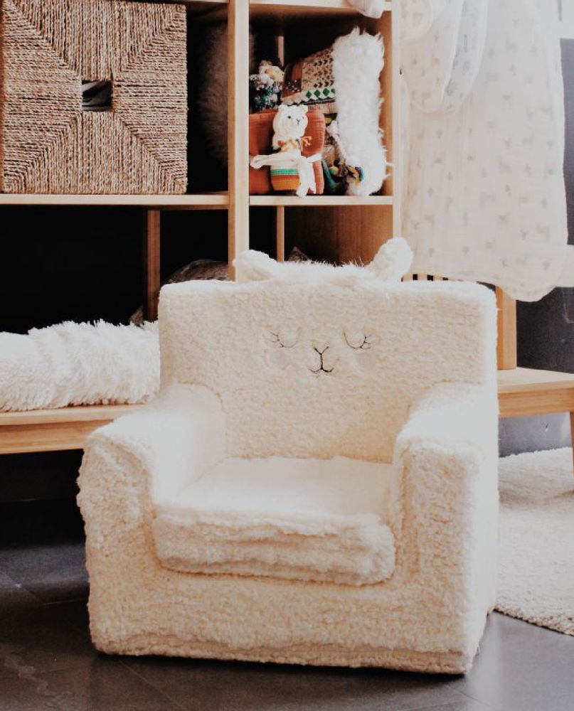 Chambres d'enfants - FAUTEUIL AVEC DÉCORATION LAMA - PETIT ALO