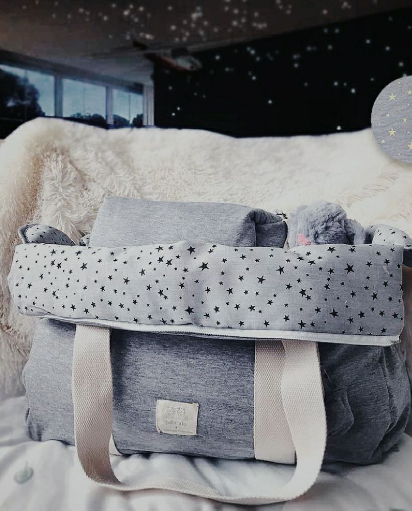Bags and totes - GLOW IN THE DARK DIAPER TOTE BAG - PETIT ALO