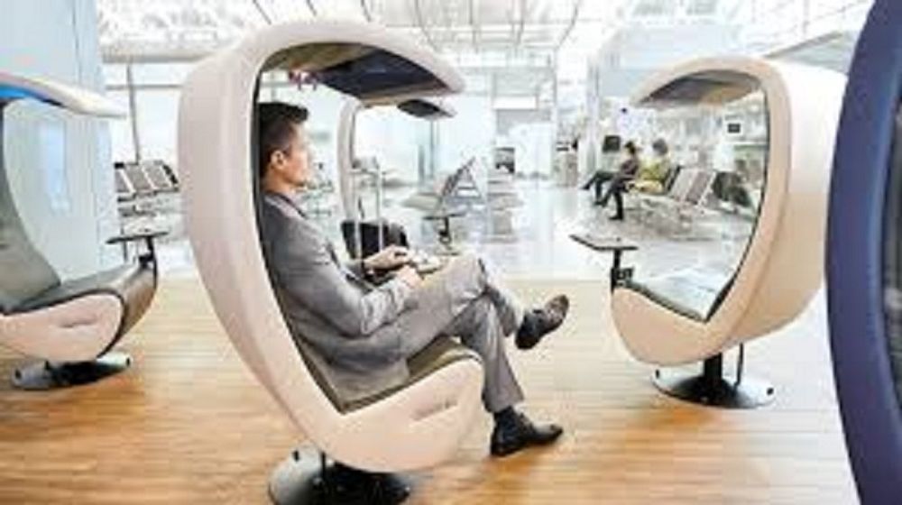 Solutions acoustiques - Fauteuil rotatif - Silence Sound Center - EVAVAARADESIGN
