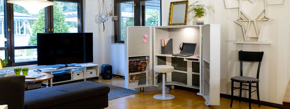 Mobilier et rangements pour bureau - Meuble Espace de bureau acoustique - EVAVAARADESIGN