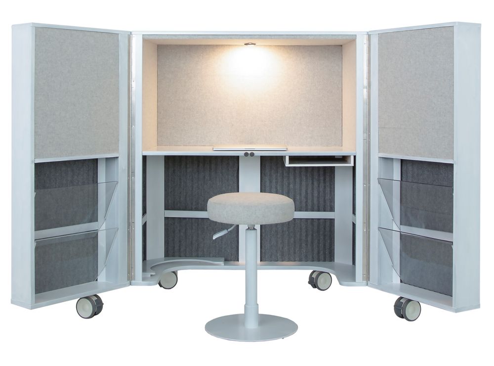 Mobilier et rangements pour bureau - Meuble Espace de bureau acoustique - EVAVAARADESIGN