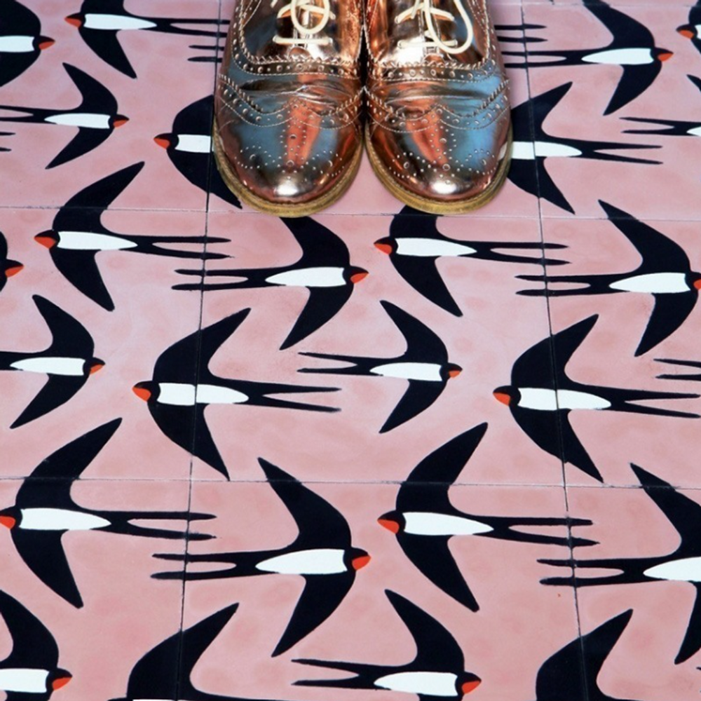 Carreaux de ciment - Carreau ciment Hirondelle - ETOFFE.COM