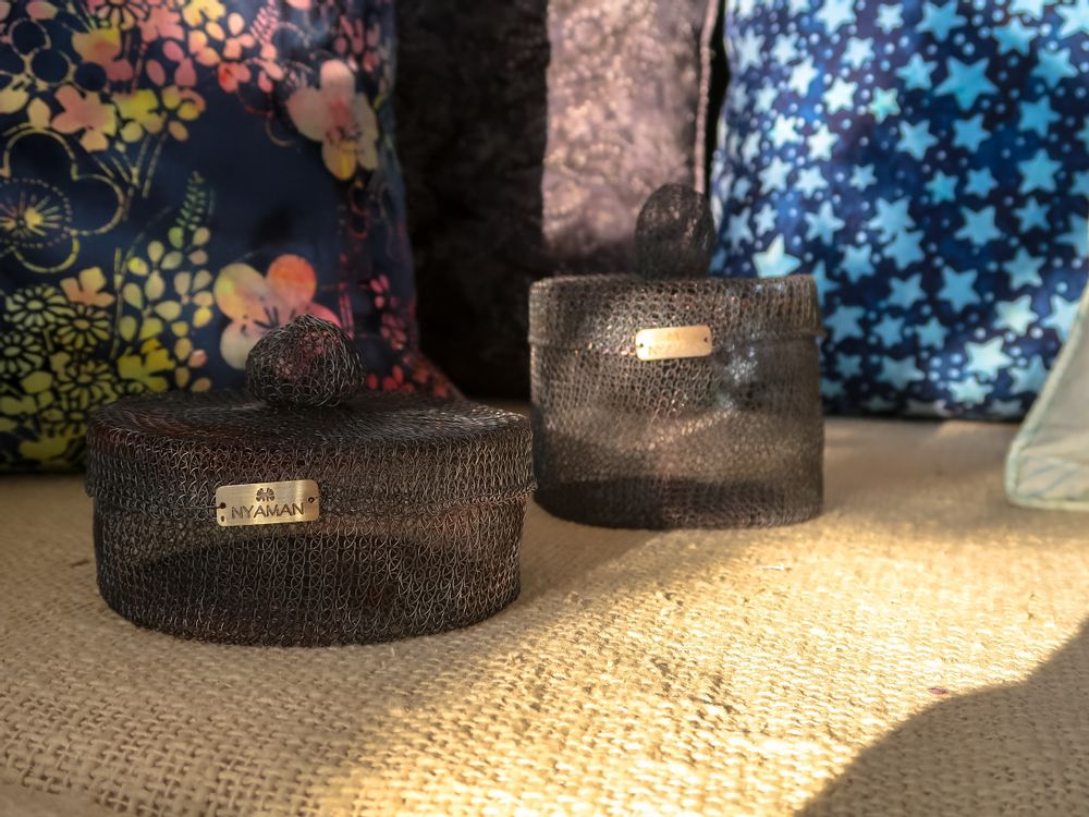 Coffrets et boîtes - Boîte à bijoux en fil tissé - NYAMAN GALLERY BALI
