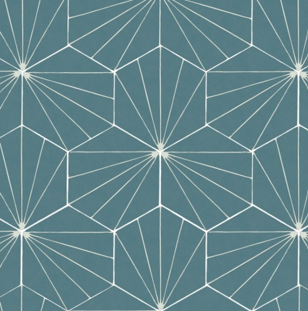 Cement tiles - Hexagonal Cement Tile - ETOFFE.COM