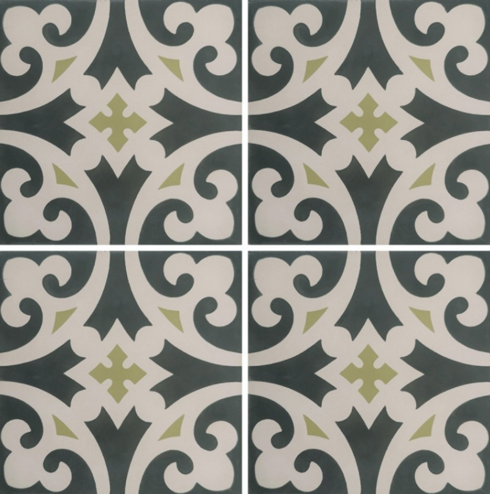 Carreaux de ciment - Carreau ciment Lys - ETOFFE.COM