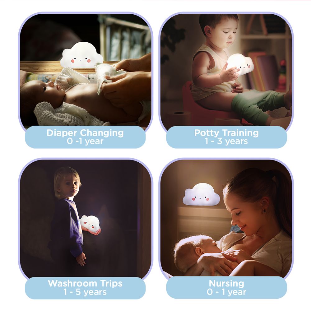 Cadeaux - Veilleuse USB rechargeable - Cloud - SOMESHINE