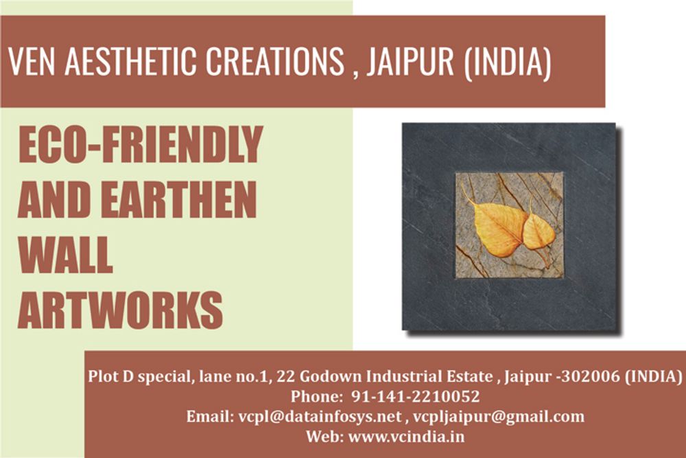 Other wall decoration - Earthen & Nature Inspired Wall Artworks. Subject: Hand Painted Leaves - VEN AESTHETIC CREATIONS