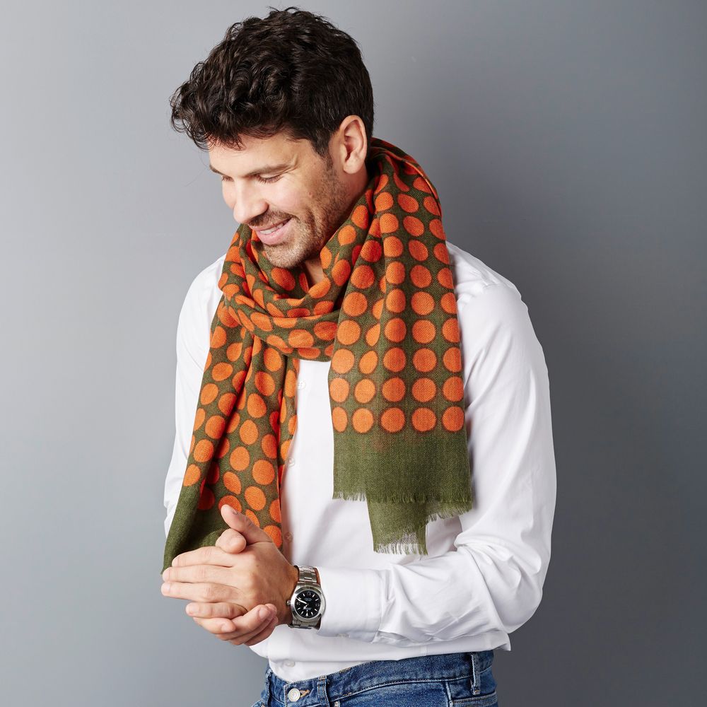 Foulards et écharpes - TAKLAMAKAN - ÉCHARPE HOMME - LAINE - AV08 PARIS