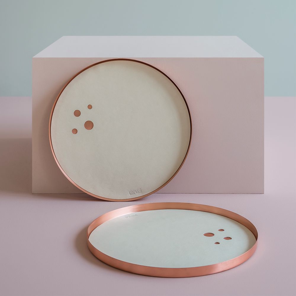 Objets design - Plateau Lunay - UNIQKA