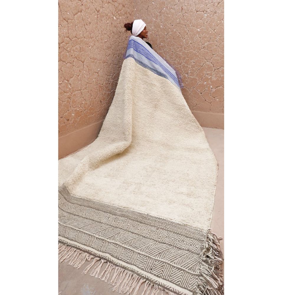 Autres tapis - Tapis marocain - tissage plat et noeud - TASHKA RUGS