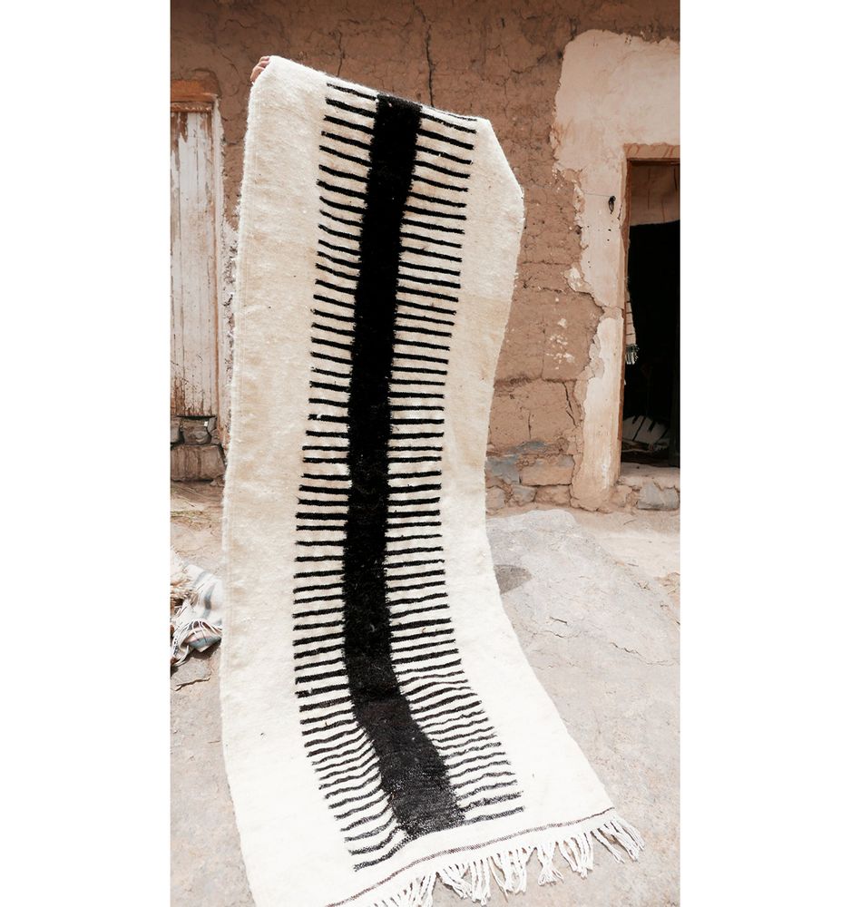 Autres tapis - Moroccan Kilim Rug - Minimal Runner - TASHKA RUGS