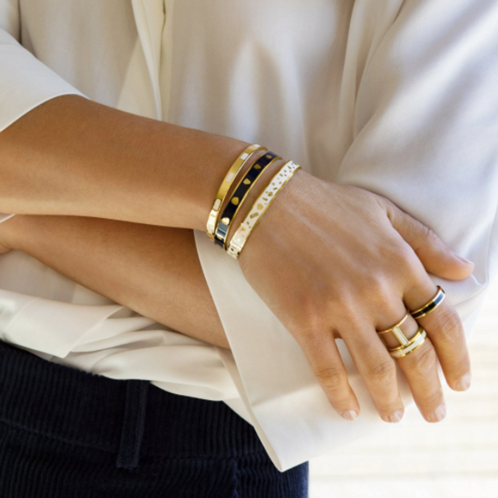 Bijoux - Jonc Lucy - Blanc sable - BANGLE UP