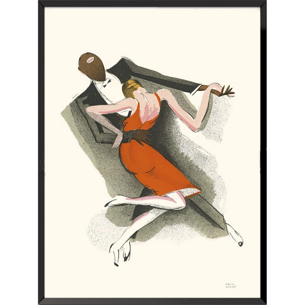 Poster - POSTER JAZZ DANCERS PAUL COLIN 30 x 45 cm - BILLPOSTERS