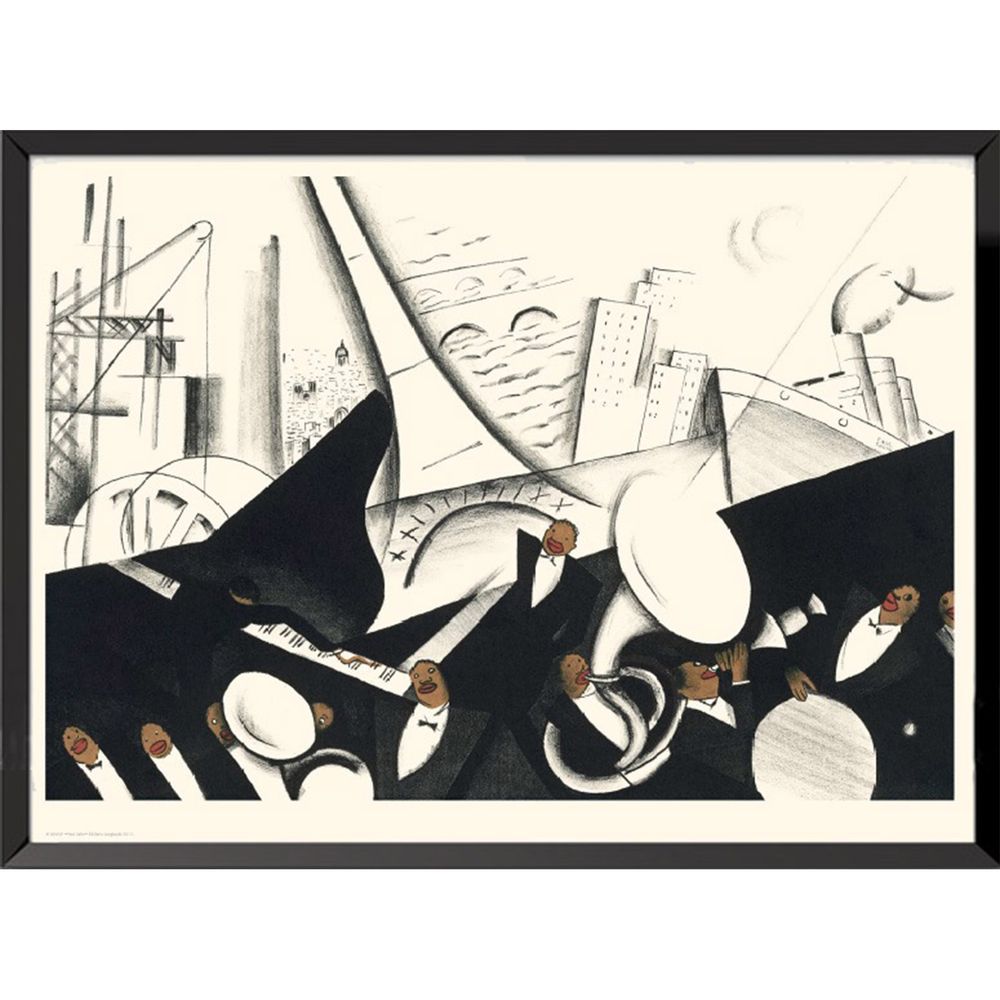 Affiches - AFFICHE ORCHESTRE DE JAZZ PAUL COLIN 50 x 70 cm - BILLPOSTERS