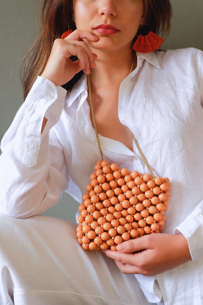 Bags and totes - Alo - Handmade Wood Bag - MOY STUDIO