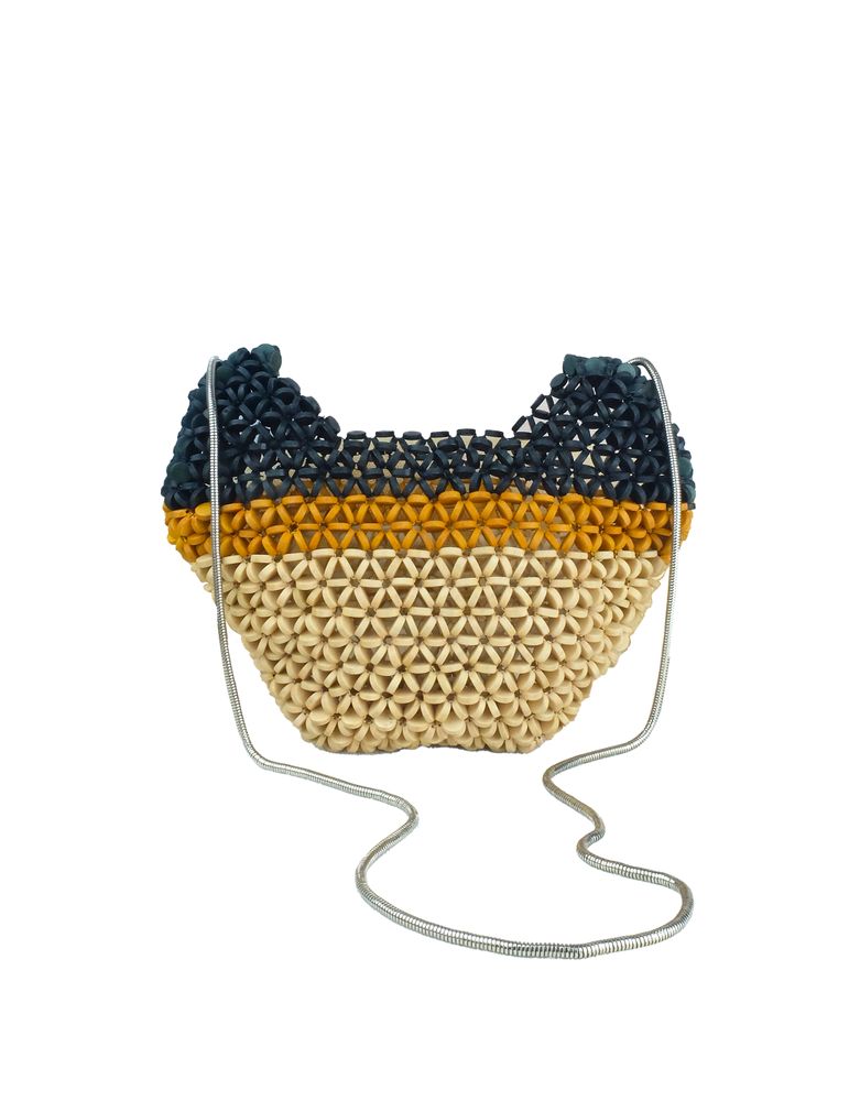 Bags and totes - Flores - Handmade Wood Bag - MOY STUDIO