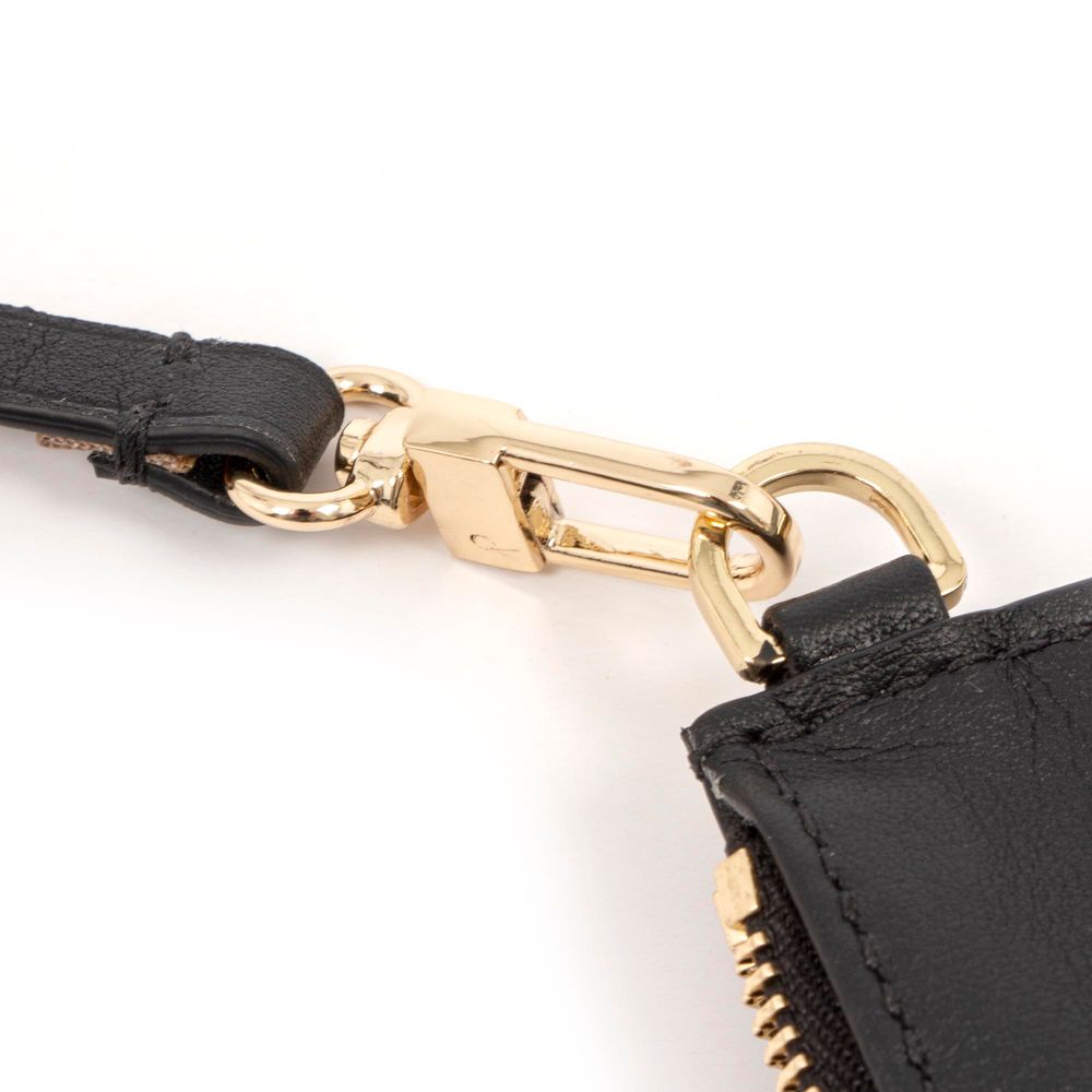 Sacs et cabas - Zip Maxi Black/Gold details - Sac en bandoulière zippée en cuir noir et détails or - MLS-MARIELAURENCESTEVIGNY