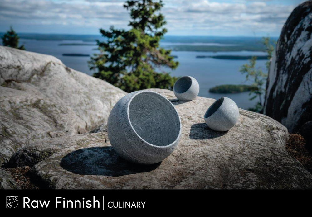 Assiettes de réception - art de table StoneSpheres - HUKKA DESIGN / RAW FINNISH