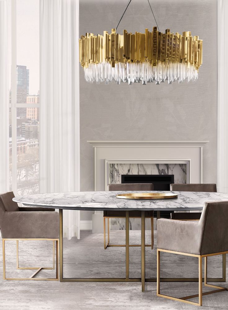 Mobilier et rangements pour bureau - Empire Suspension Lamp - COVET HOUSE