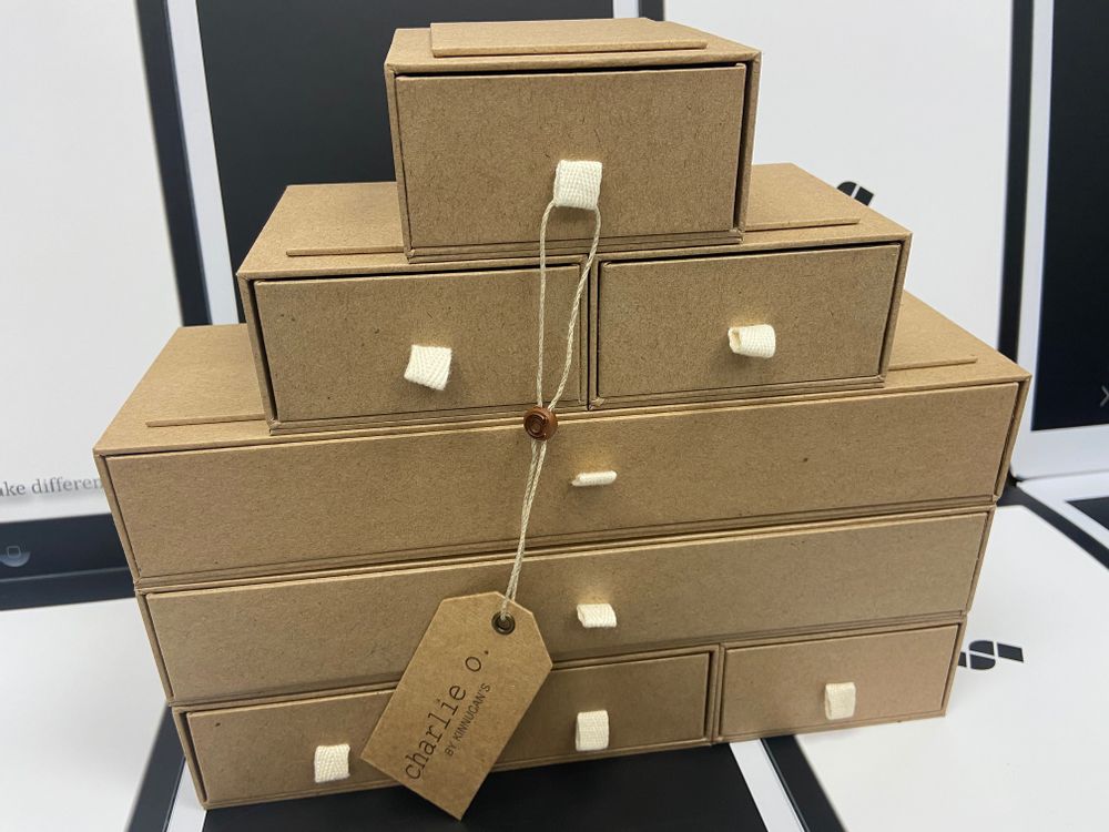 Storage boxes - Recyclable Kraft Paper Storage Box - SHUN SUM GROUP LTD.
