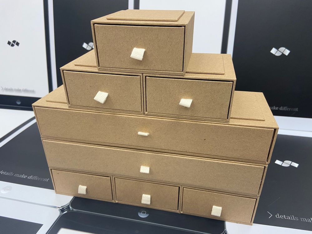 Storage boxes - Recyclable Kraft Paper Storage Box - SHUN SUM GROUP LTD.