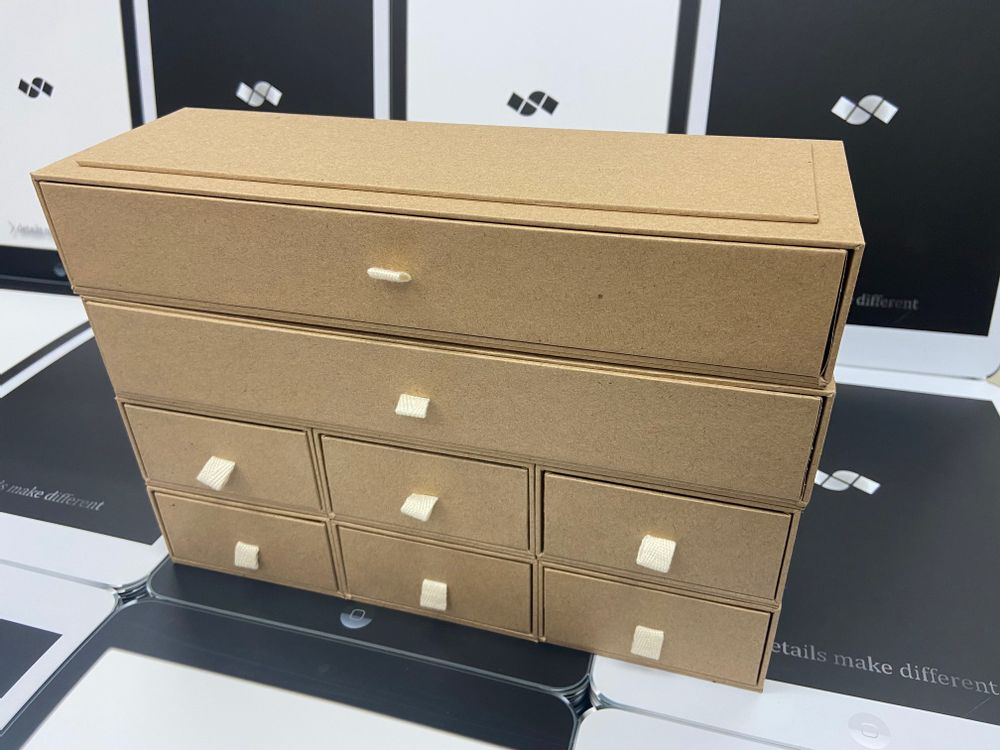 Storage boxes - Recyclable Kraft Paper Storage Box - SHUN SUM GROUP LTD.