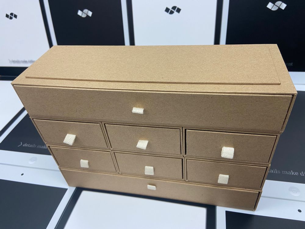 Storage boxes - Recyclable Kraft Paper Storage Box - SHUN SUM GROUP LTD.
