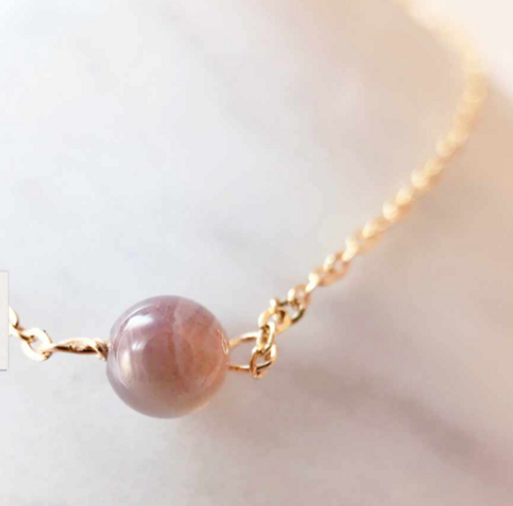 Jewelry - Botswana Agate Link Bracelet - GIVE ME HAPPINESS