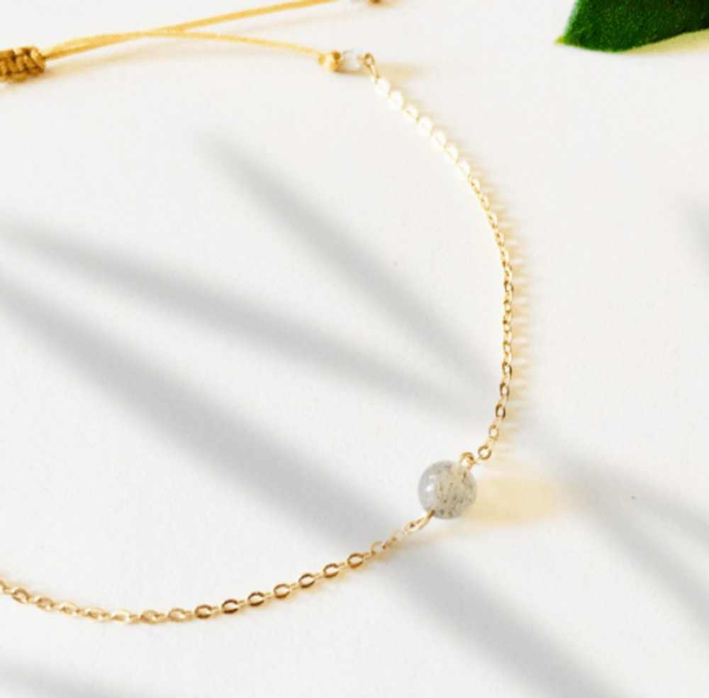 Jewelry - Labradorite Link Bracelet - GIVE ME HAPPINESS