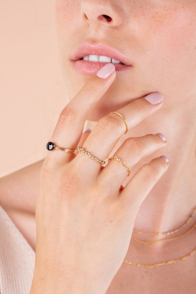 Bijoux - Bague Bouton multirangs - YAY PARIS