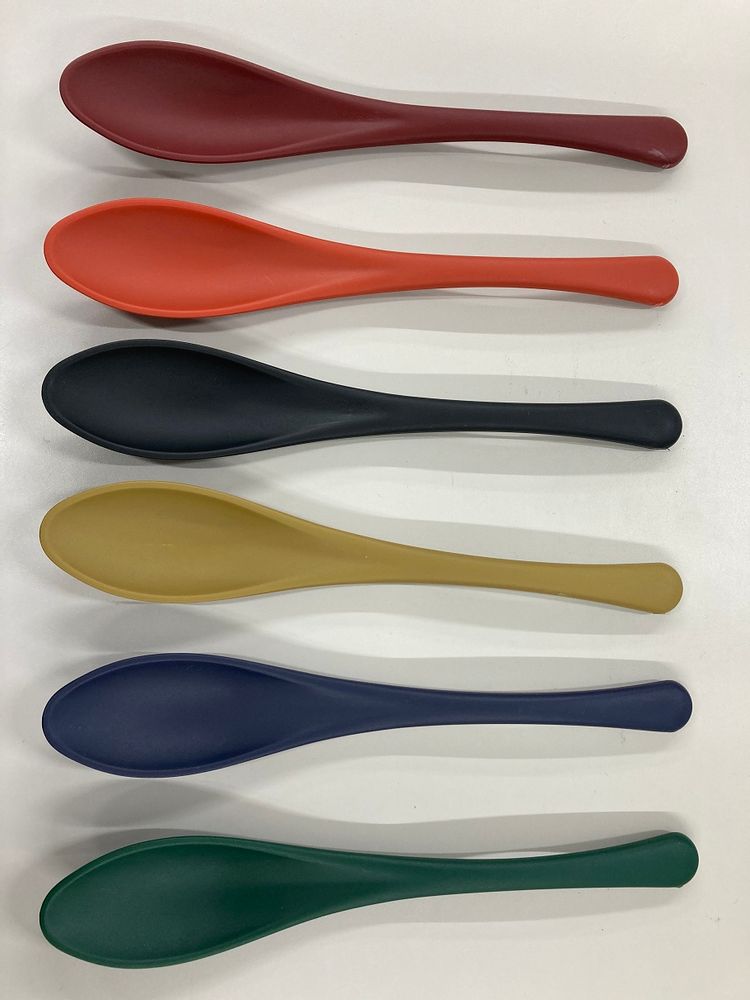 Tables for hotels - Sustainable Rice resin Spoon & Chopsitcs - WABI WORLD