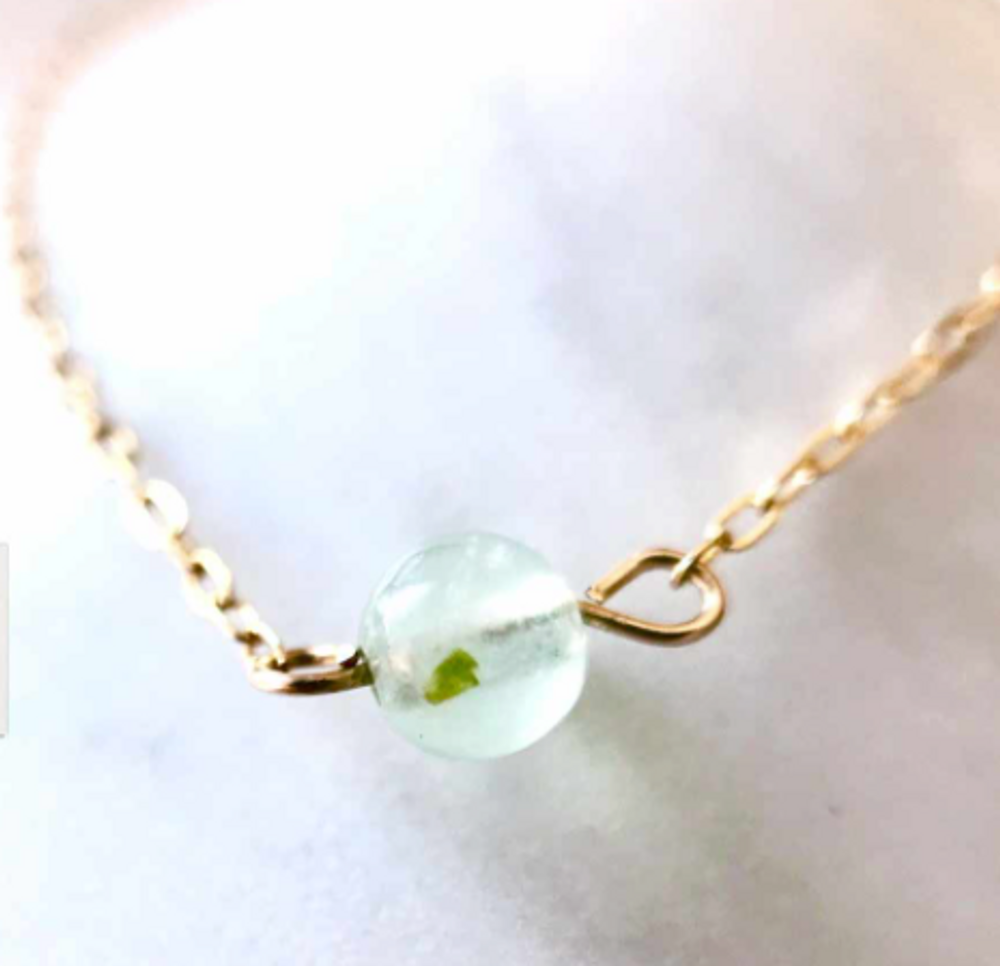 Bijoux - Collier 40/42 cm Prehnite - GIVE ME HAPPINESS