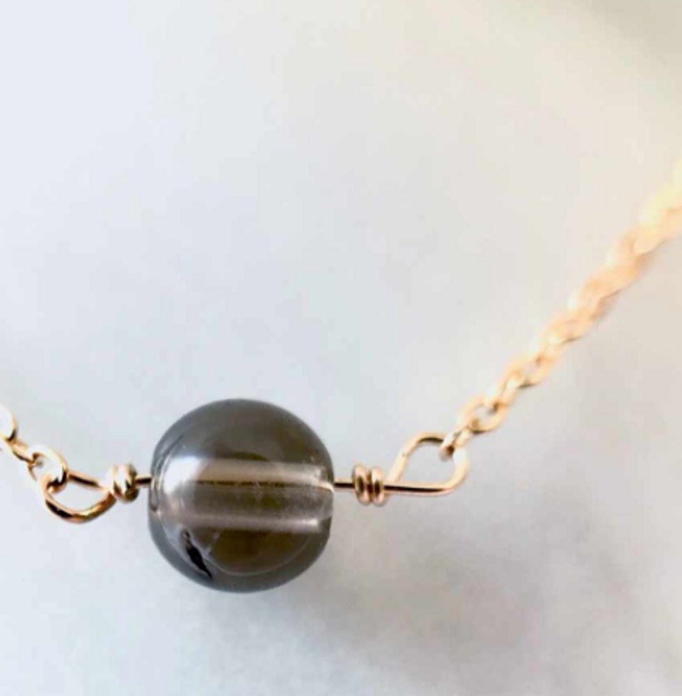 Jewelry - Smoky Quartz Link Bracelet - GIVE ME HAPPINESS