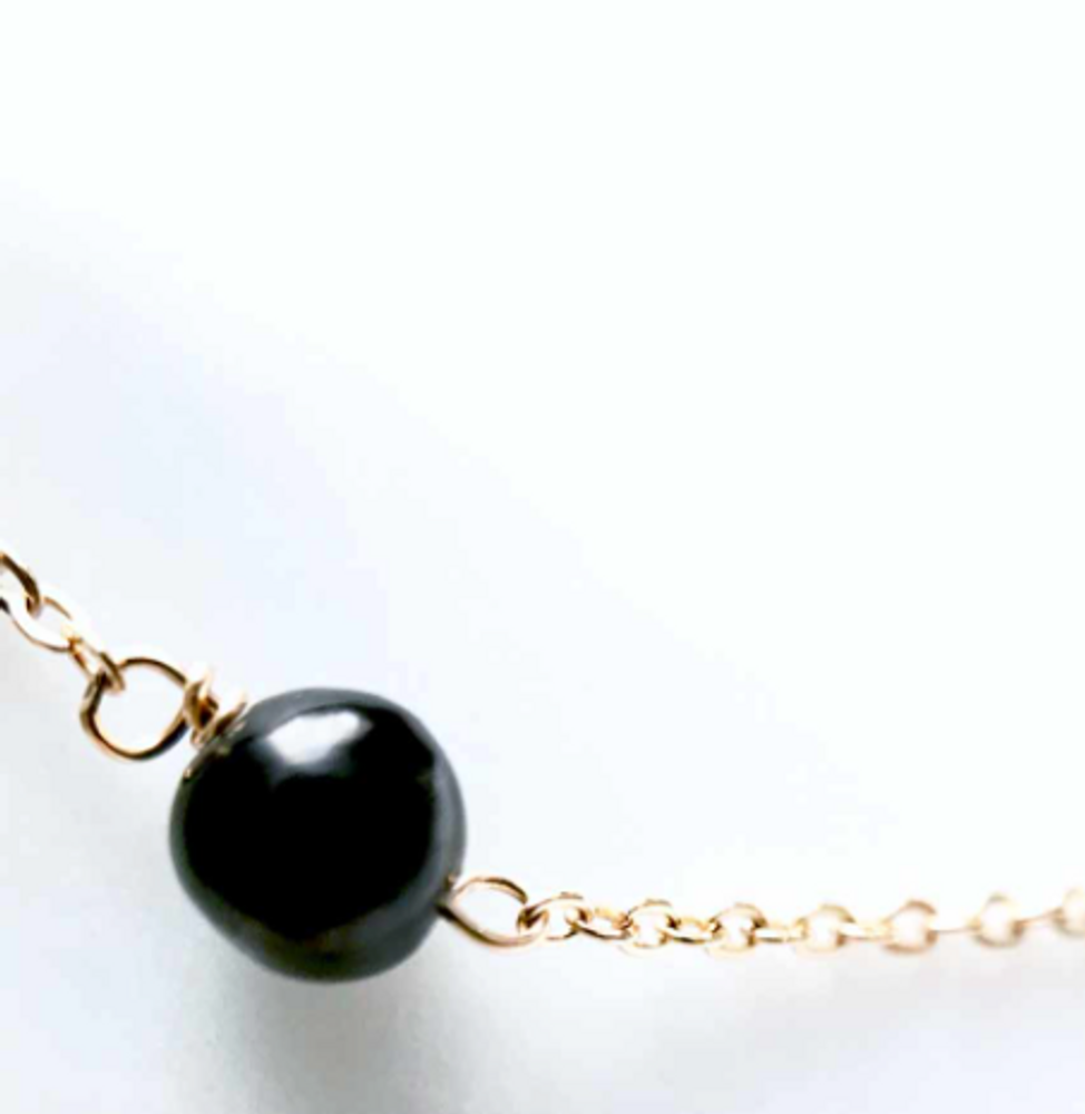 Jewelry - Necklace 40/42 cm Tourmaline Black - GIVE ME HAPPINESS