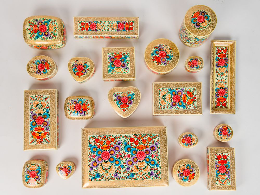 Unique pieces - Paper Mache Boxes - PECHAAN
