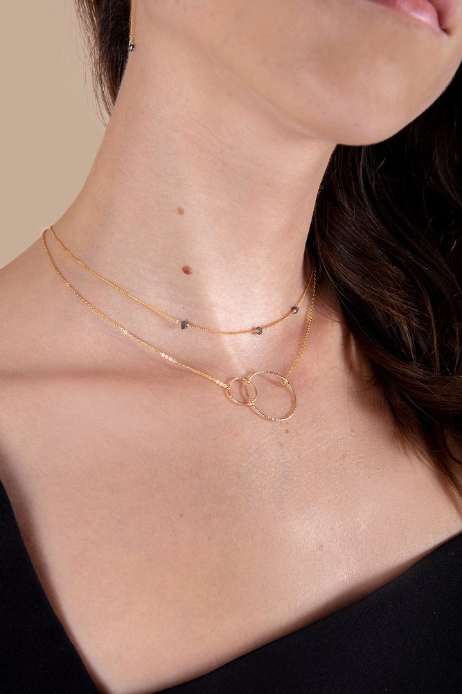 Jewelry - Simple necklace - raw diamond - YAY PARIS
