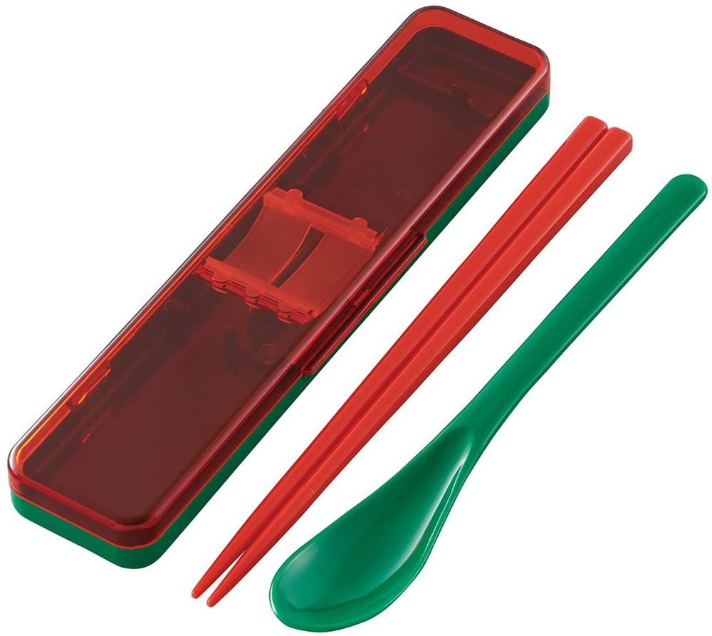 Children's mealtime - 4 POINT LOCK SALAD LUNCH BOX / COMBI BOX SET - THE SKATER CO.,LTD.