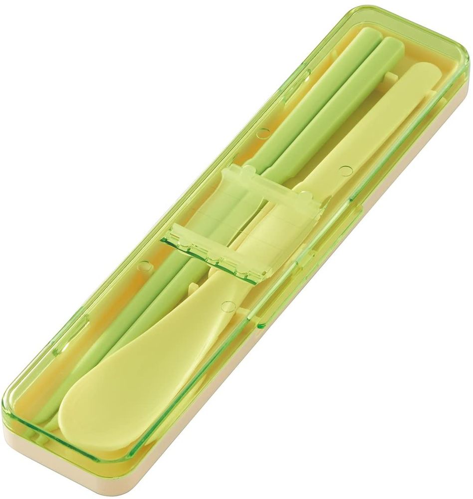 Children's mealtime - 4 POINT LOCK SALAD LUNCH BOX / COMBI BOX SET - THE SKATER CO.,LTD.