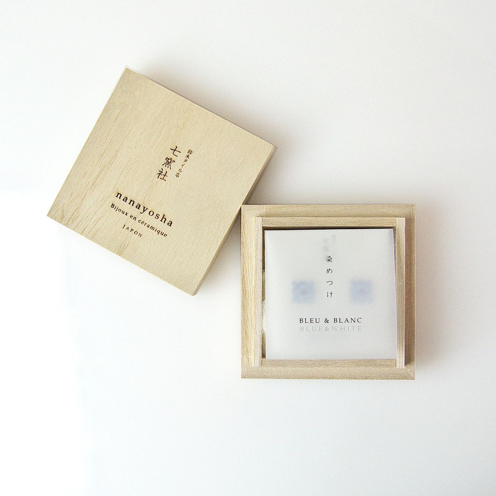 Cadeaux - Boucles d'oreilles TEGAKI « BARA »【« Rose » dessinées à la main】 - NANAYOSHA