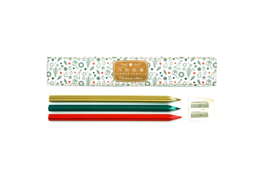 Cadeaux - Crayons de fleurs HANA édition de Noël - TRINUS